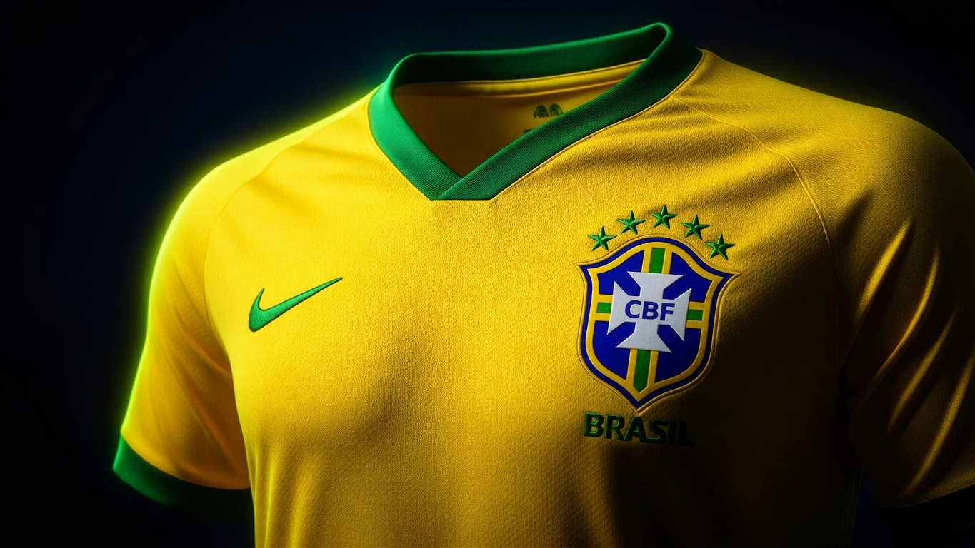 Camisa amarela oficial da Seleção Brasileira