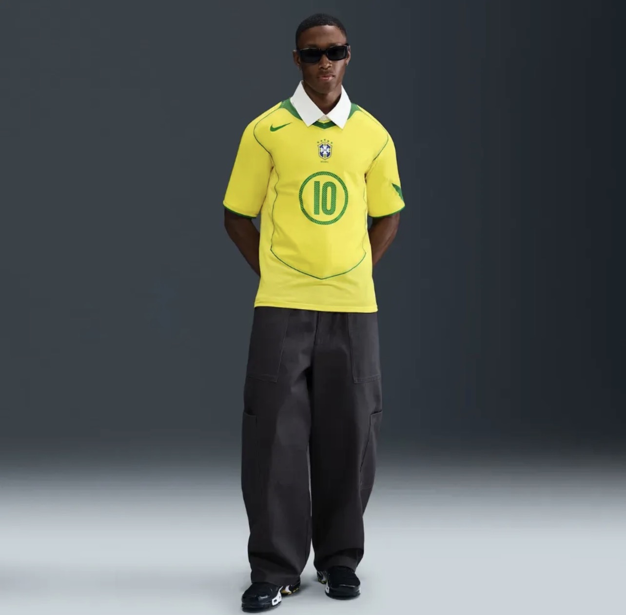 Camiseta Nike Brasil Ronaldinho 2004 Total 90